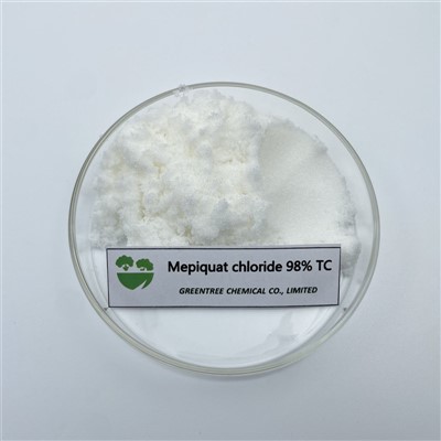 Le chlorure de mépiquat à 98 % de C7H16NClN freine la croissance des bourgeons des feuilles et des tiges